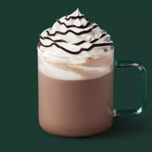 hot chocolate drinks at Starbucks