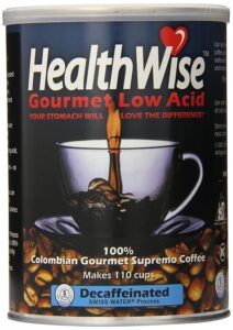 HealthWise Low Acid Swiss Water Decaffeinated Coffee