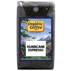 Organic Coffee Co. DECAF Hurricane Espresso Whole Bean Coffee