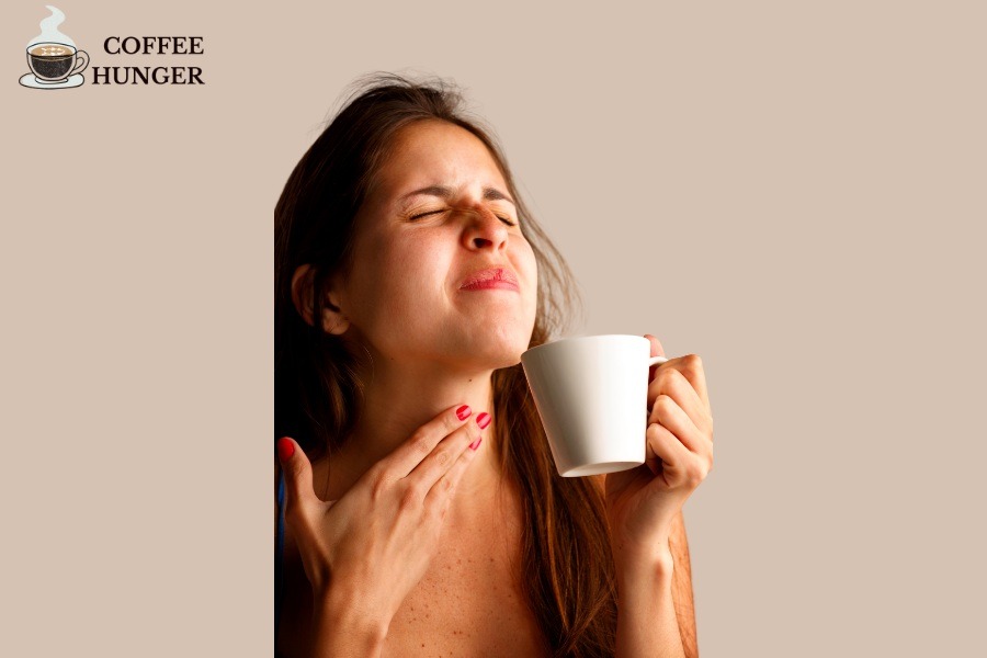 Is decaf coffee better for a sensitive throat than regular Coffee?
